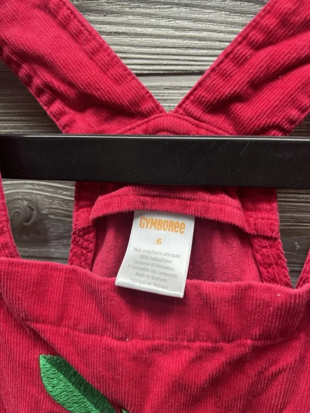 Gymboree corduroy apple